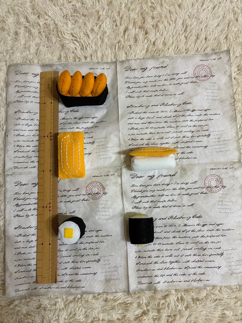 フェルト　おままごと寿司セット5セット