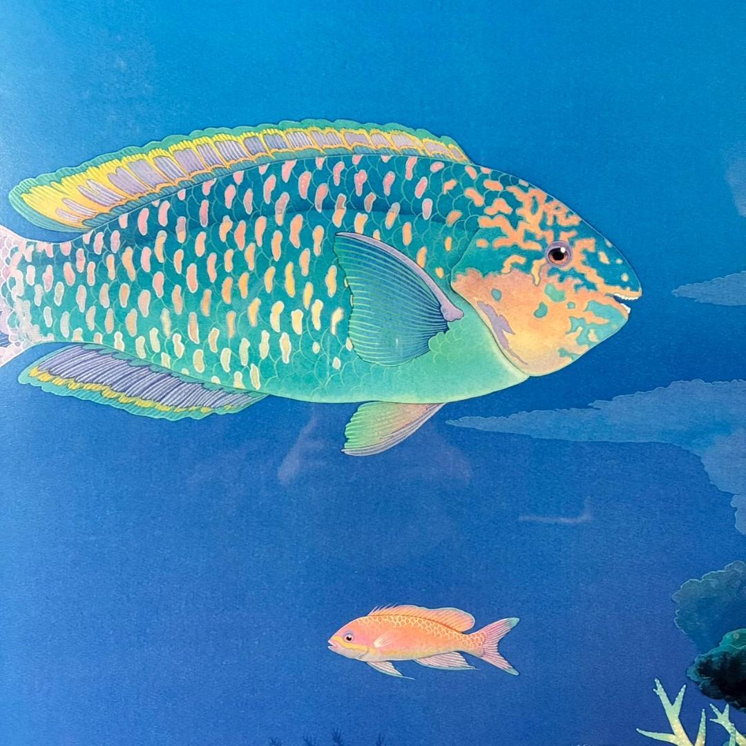 美品 ジョアン・フック「EVENING OVER～」超特大ジクレー 直筆サイン入