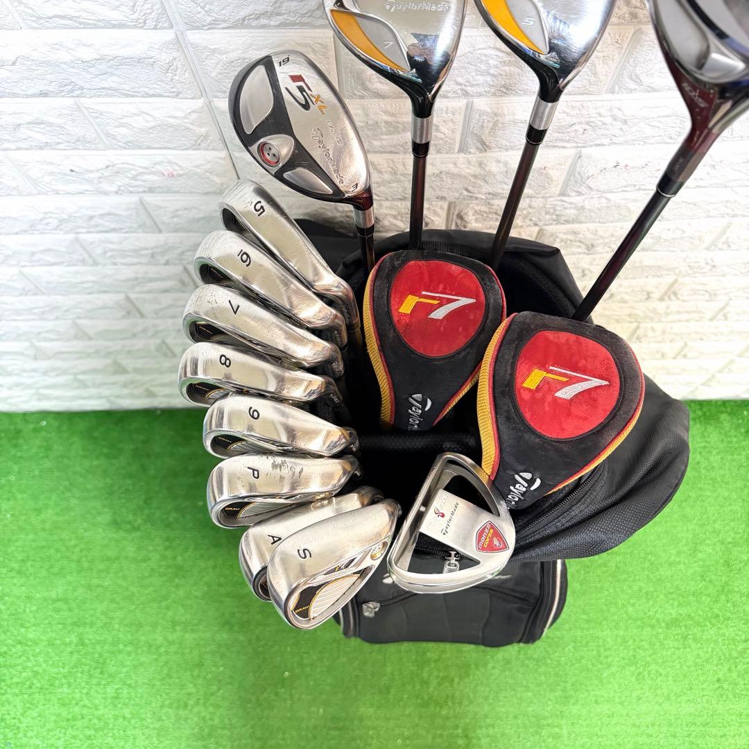 ゴルフセット　豪華　テーラーメイド　r7 ラウンド仕様　フルセット　すぐ使える