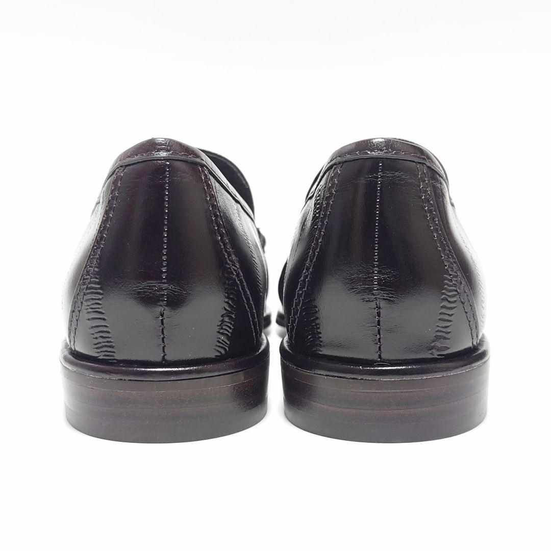 未使用 トゥデイフル スクエアトゥ ギャザー レザー ローファー スリッポン