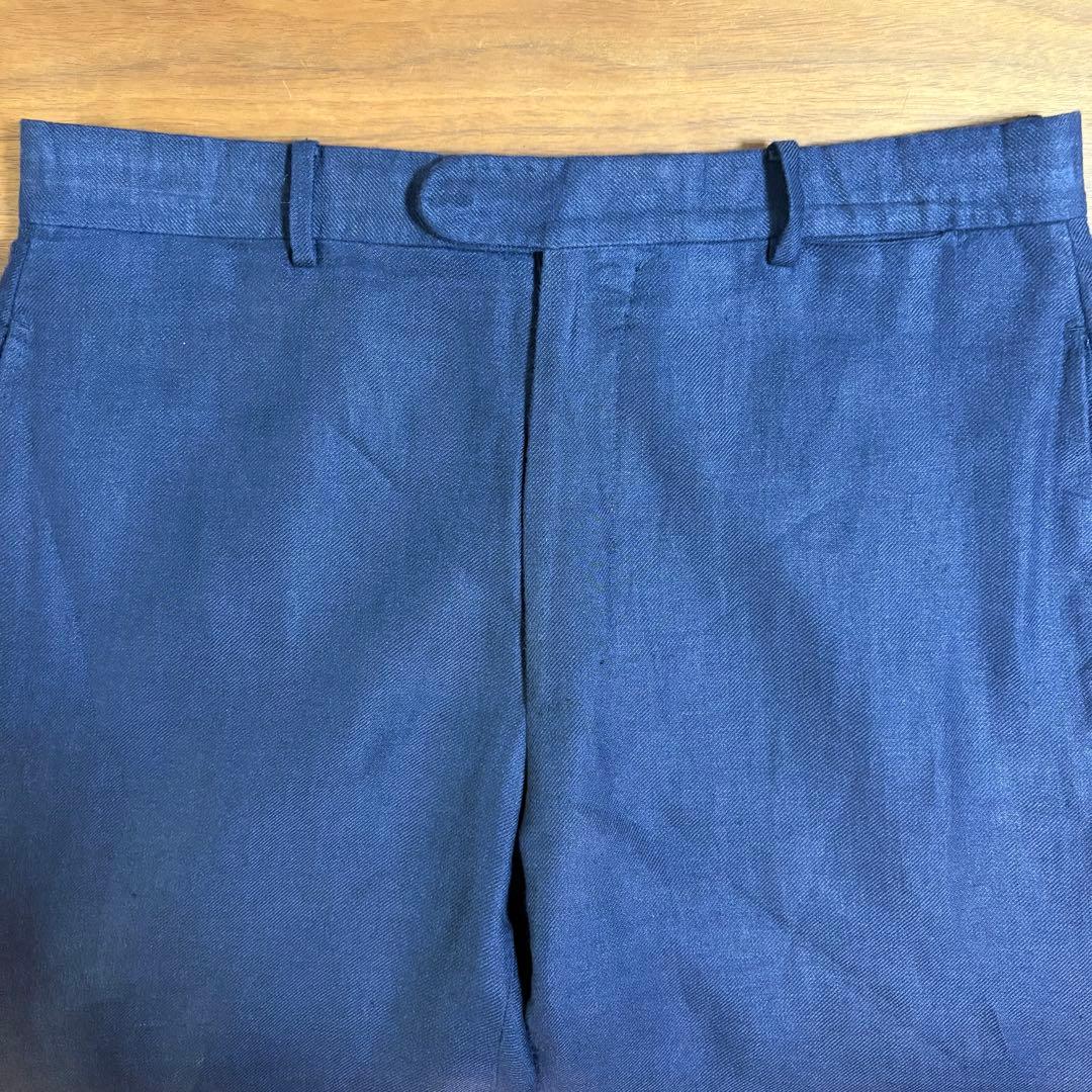 HERMES ネイビー スラックス