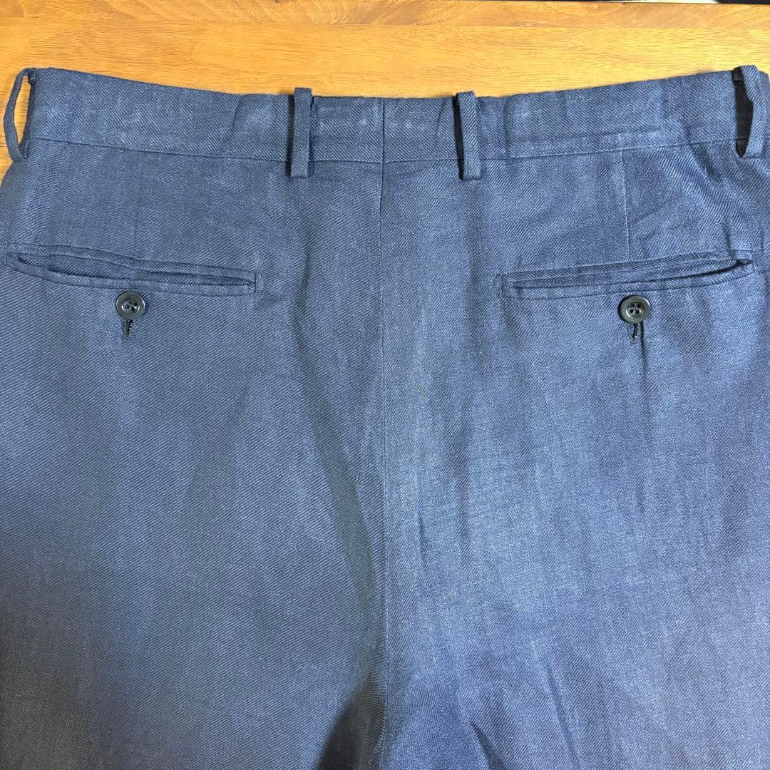 HERMES ネイビー スラックス