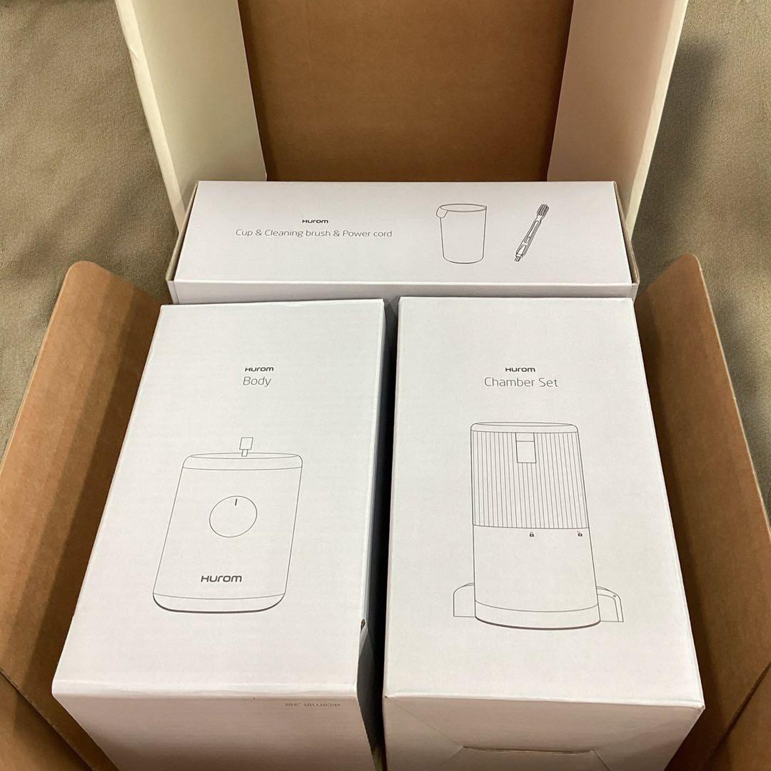 みぃみぃ様　Hurom スロージューサ　ホワイト×3