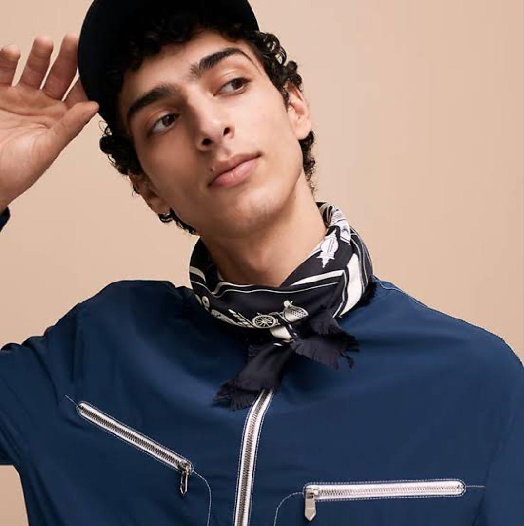 【美品✨】エルメス HERMES エクスリブリス 黒 カレフリンジ80