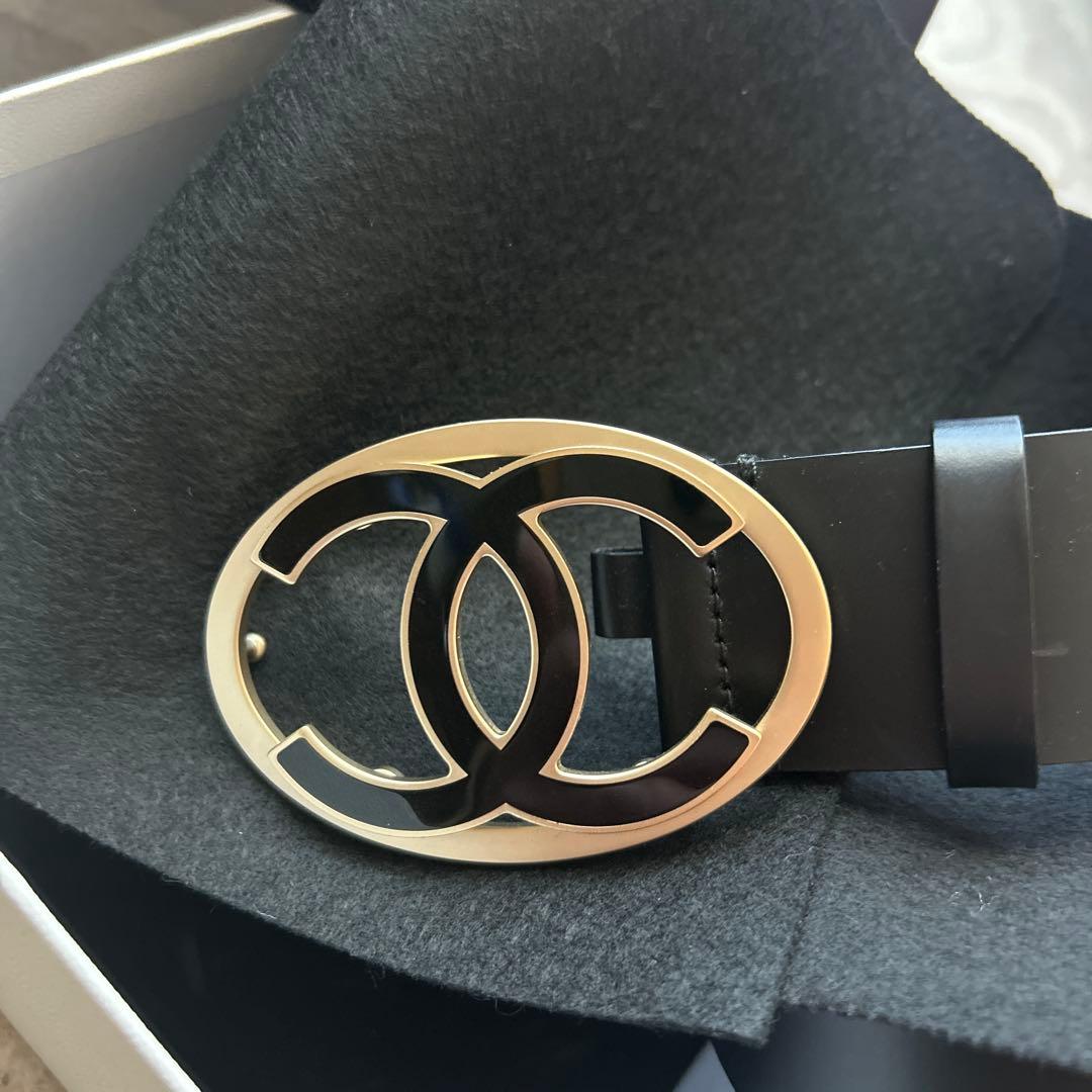 シャネル　ロゴ　ベルト
