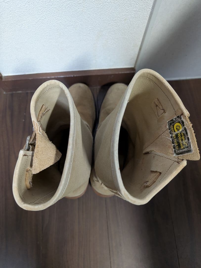 Chippewaチペア エンジニアブーツ　スエード　２５．５センチ