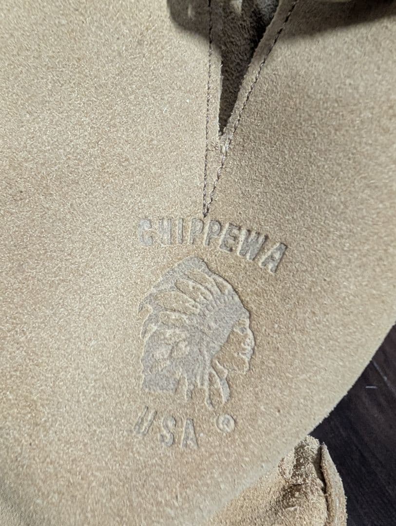 Chippewaチペア エンジニアブーツ　スエード　２５．５センチ