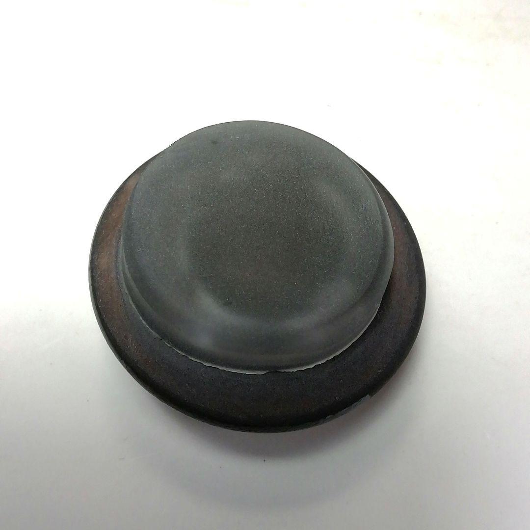 Ｓ７１４　茶入　『銀彩硝子　茶入』『伊藤直仁』　共箱　茶道具