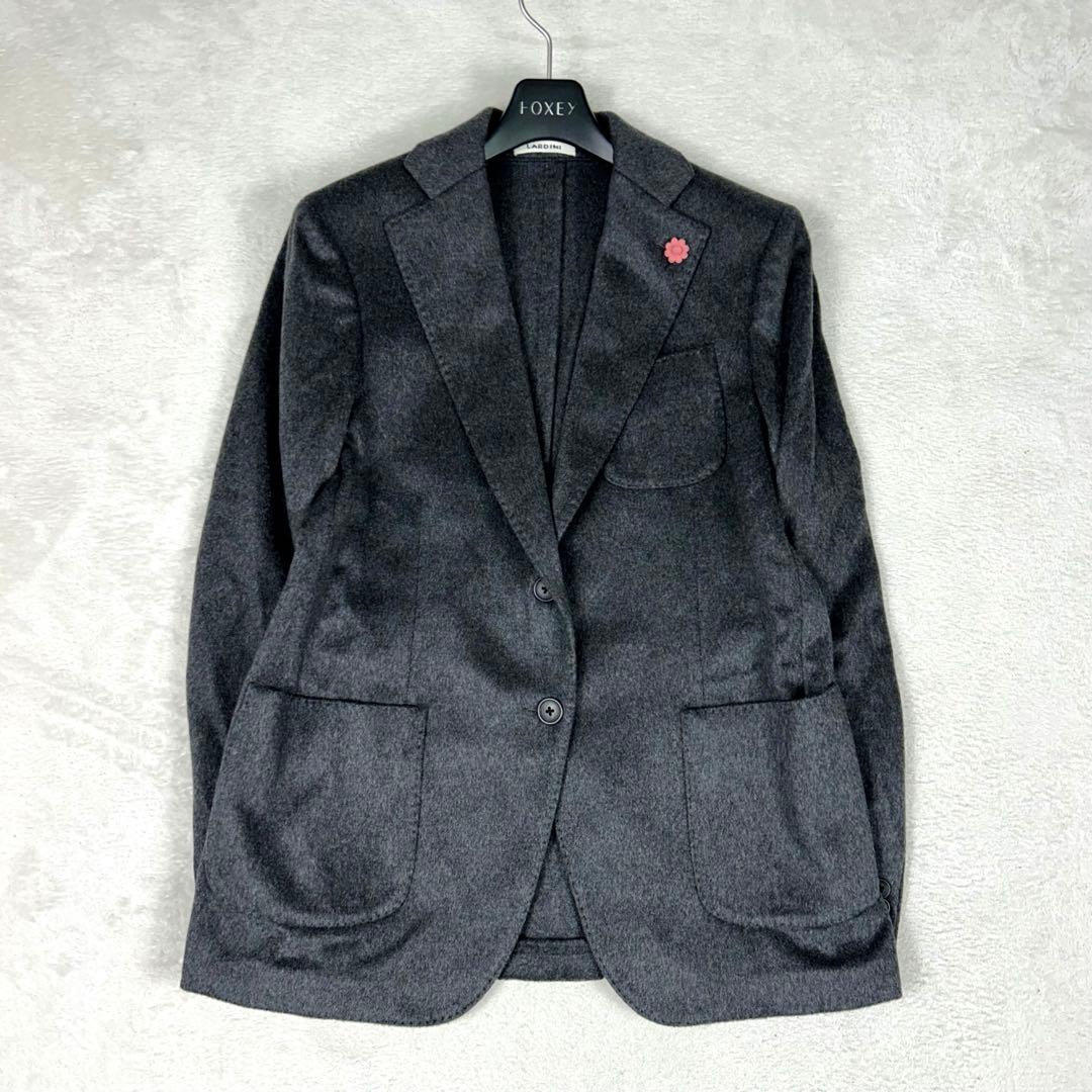未使用級♡LARDINI カシミヤ90%テーラードジャケット ブートニエール