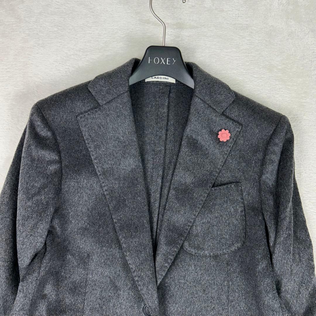 未使用級♡LARDINI カシミヤ90%テーラードジャケット ブートニエール
