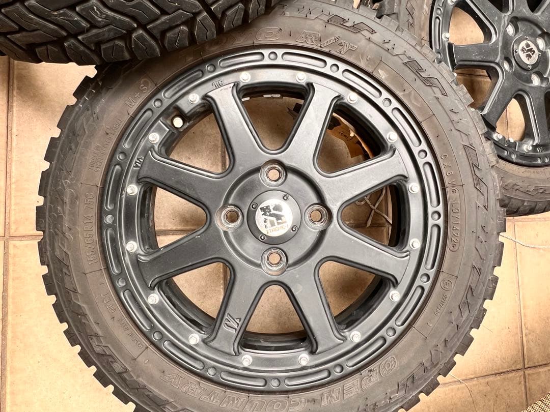 トーヨータイヤ155/65R14 X-TREME Jホイールセット