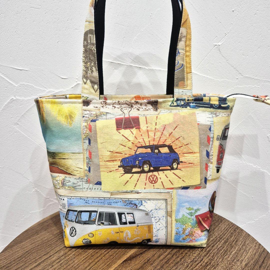 NO.225 Marimokunページ トートバッグ ワーゲンバス S3点