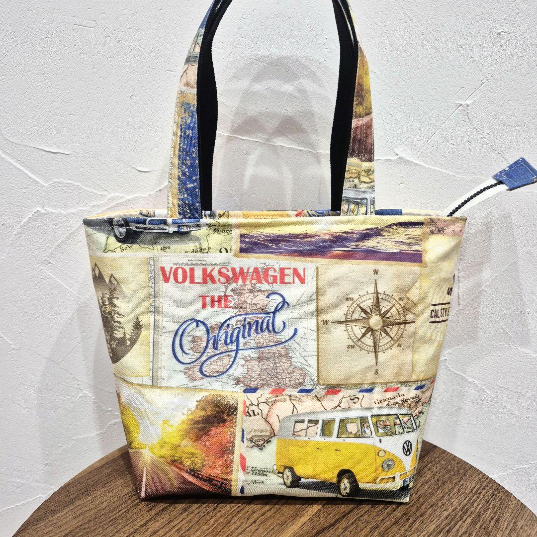 NO.225 Marimokunページ トートバッグ ワーゲンバス S3点