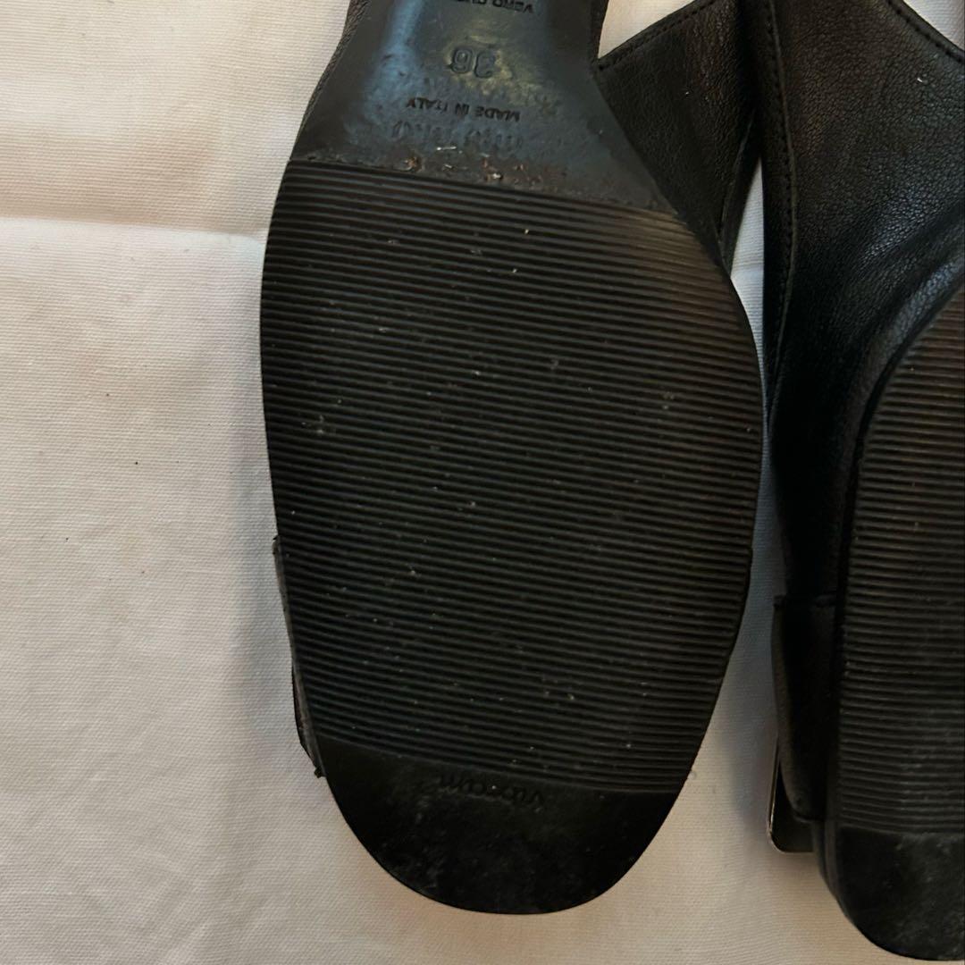 靴 miumiu archive vintage backflatshoes