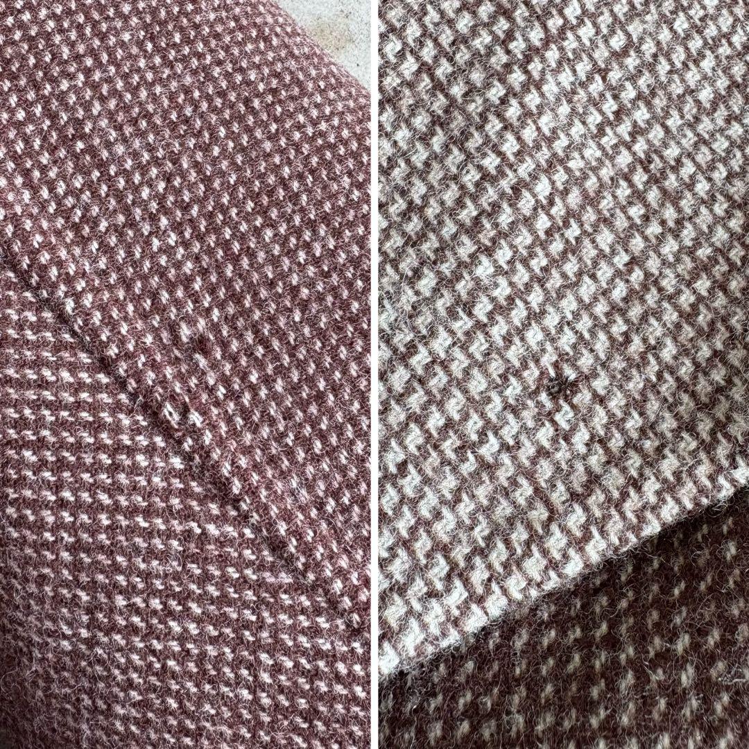 Christian Dior ダブルフェイス バージャケット F36 ブラウン