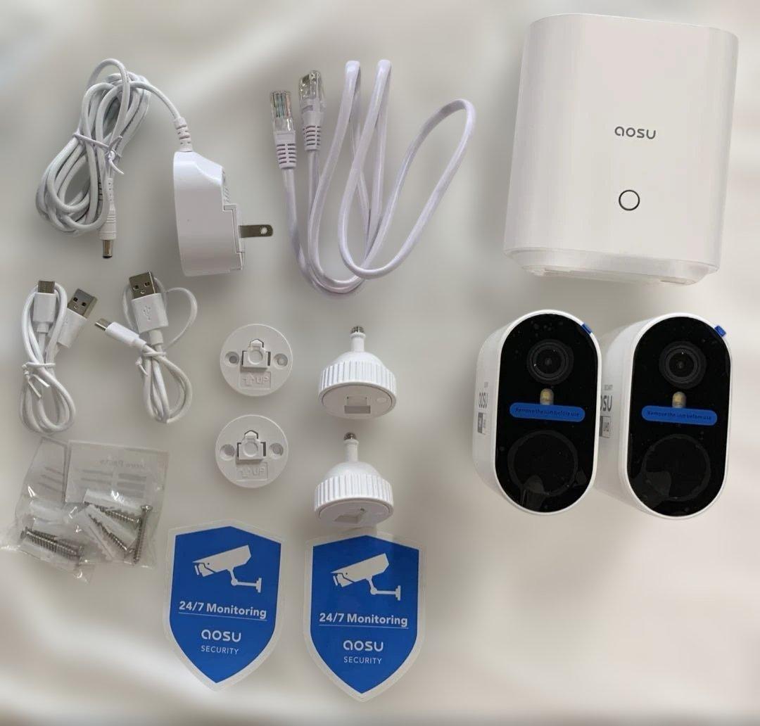 AOSU 5MP ウルトラHD WiFi 屋外監視カメラ