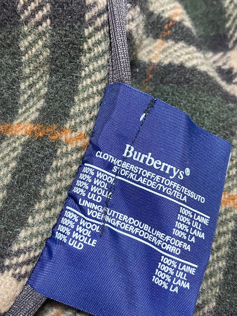 【お値下げ】Burberryフード付きダッフルコート オリーブグリーン