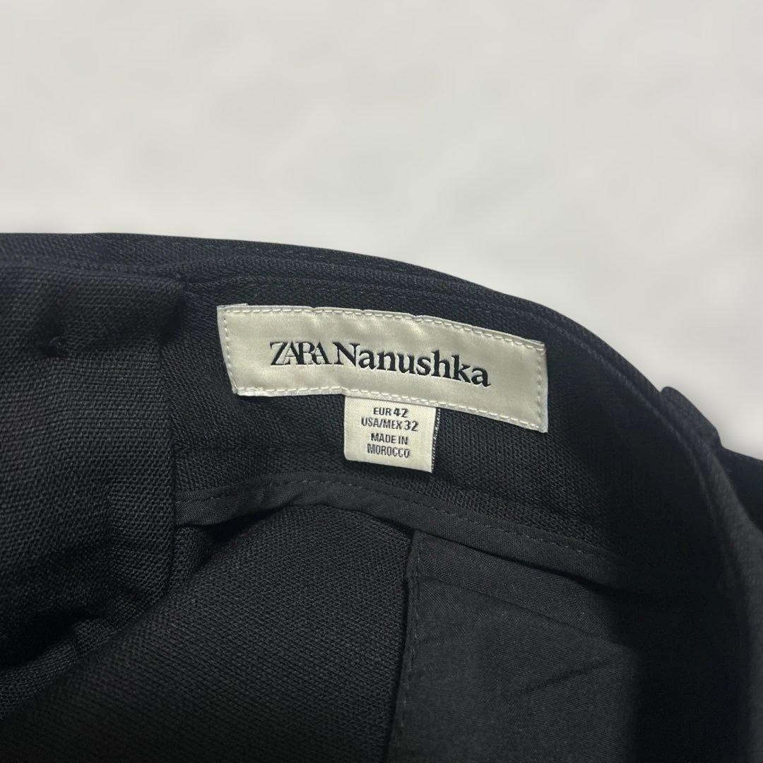 ★即完モデル★ Zara × nanushka ブラック　パンツ　スラックス