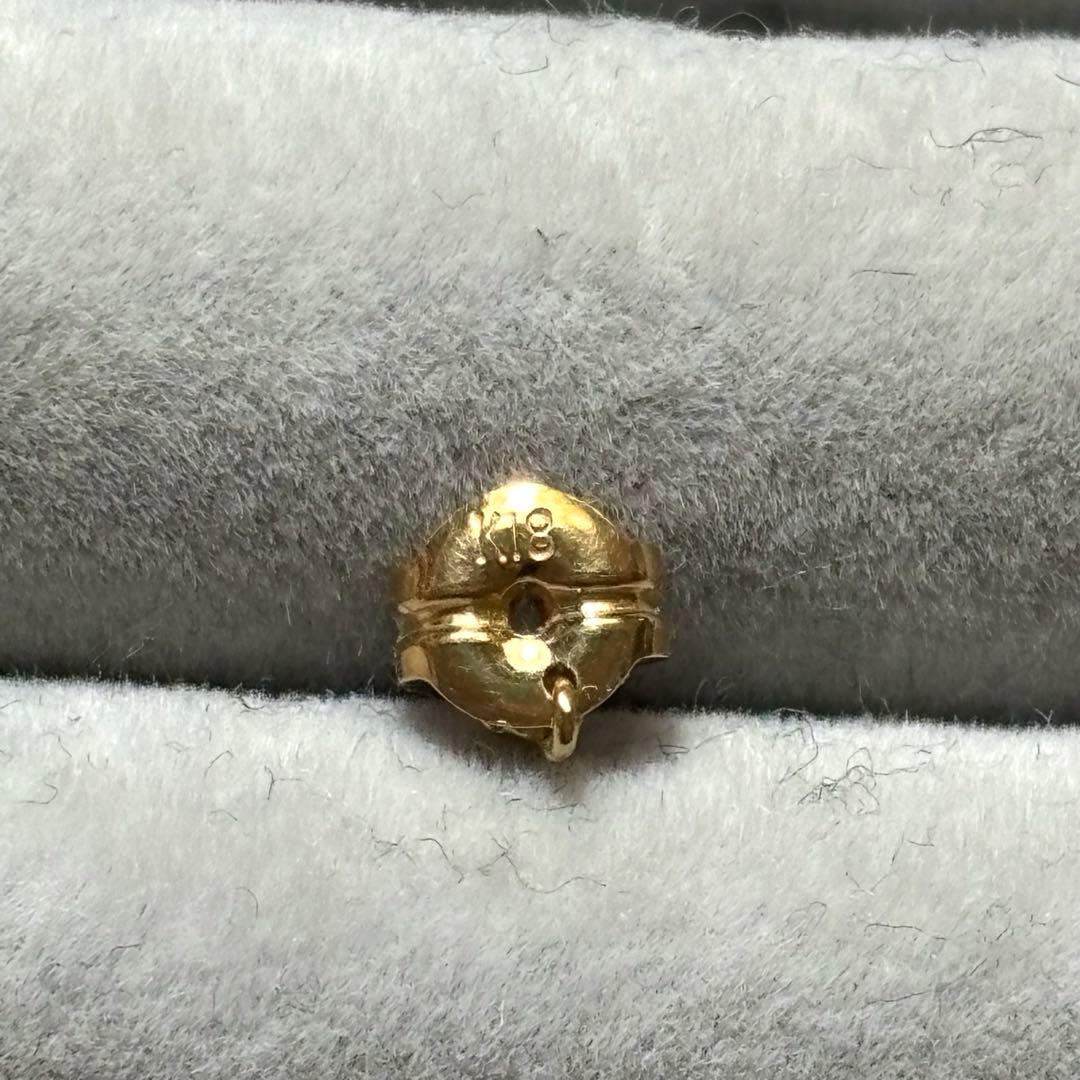 e.m. little emblem K18 ダイヤ バー ピアス 片耳用