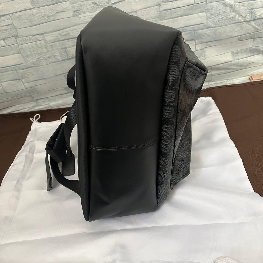 ★新品未使用★ COACH コーチ シグネチャー リュック バックパック 黒
