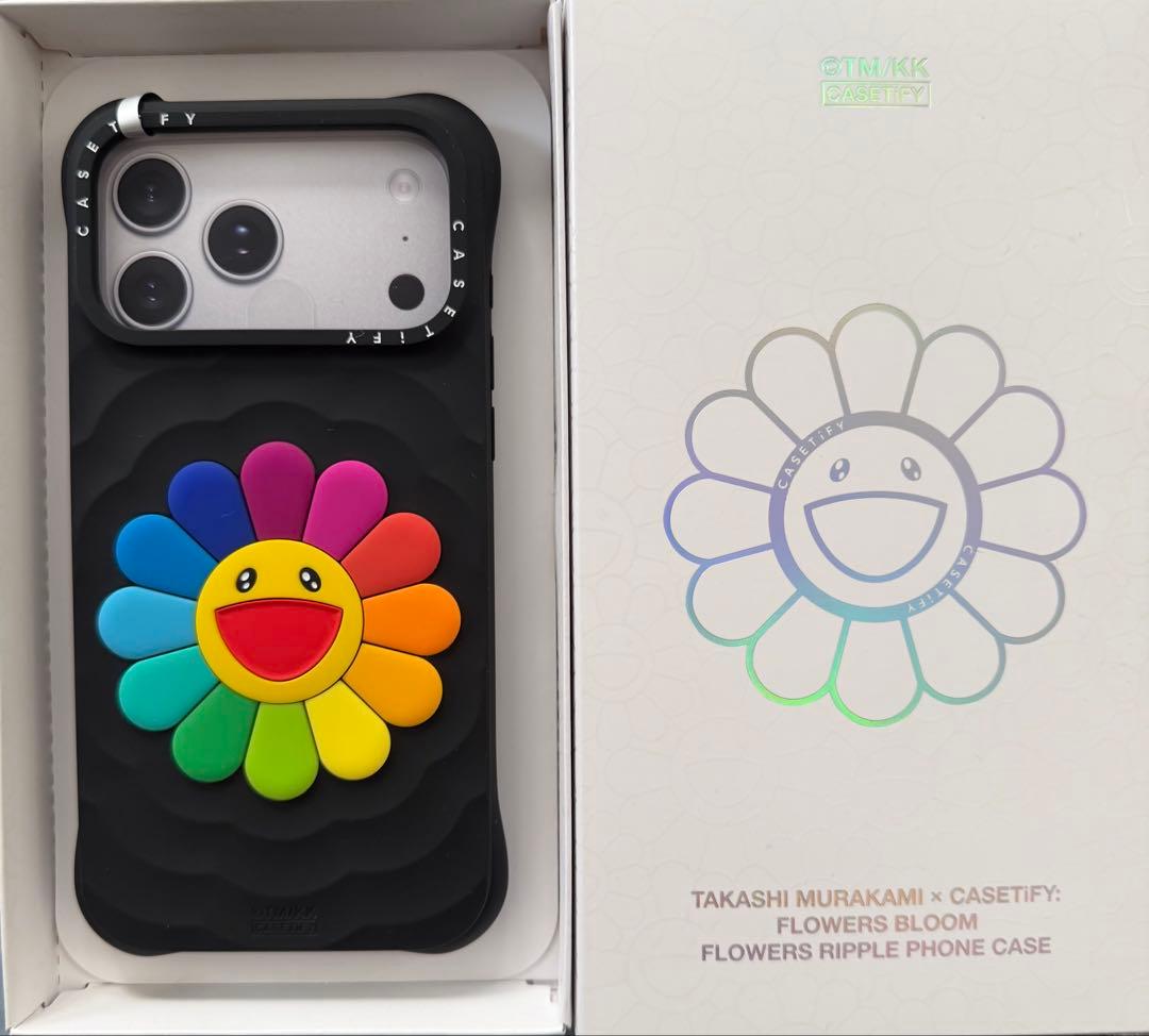 コレクター品）CASSETIFY村上隆 レインボーiPhone17pro Max