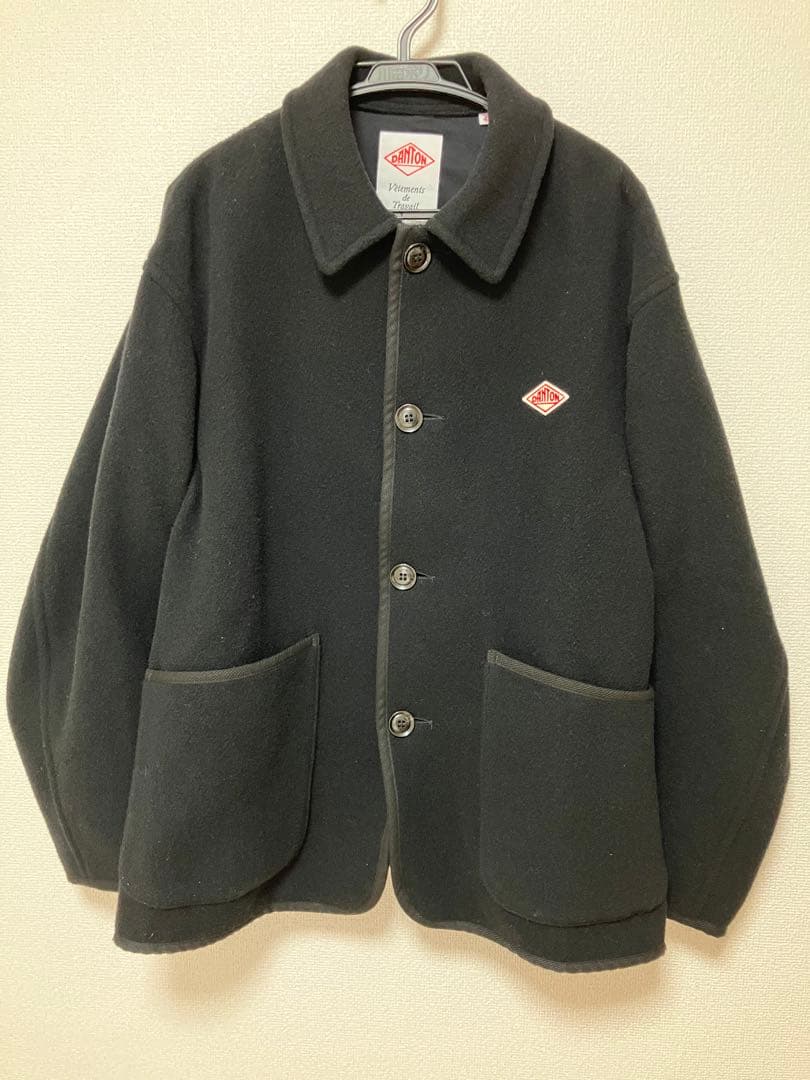ジャケット・アウター DANTON WOOL RIGHT PILE COVERALLS