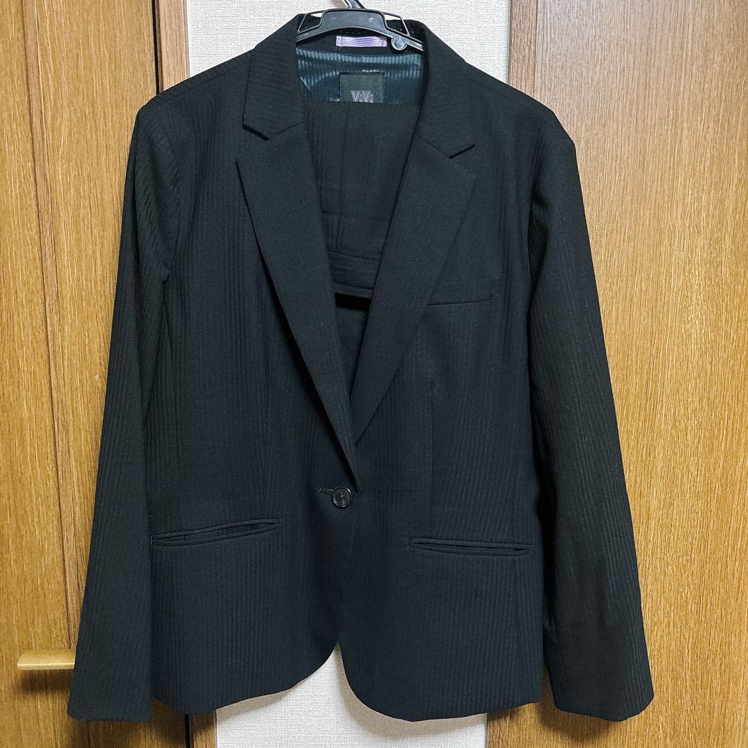 21号 レディース スーツ シャツ2枚付き はるやま ViVi 大きいサイズ