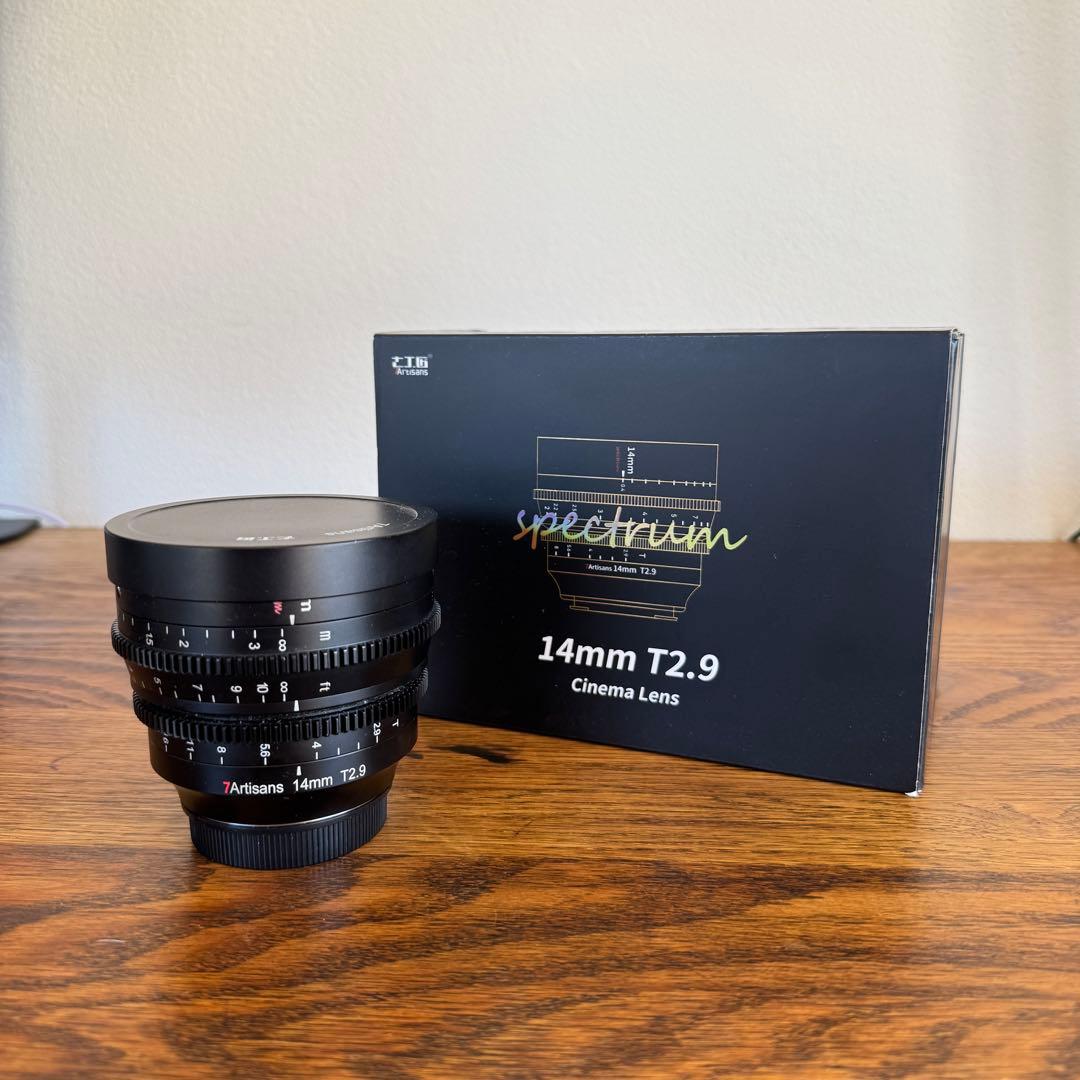 【フルサイズ・Lマウント】7Artisans 14mm T2.9 シネマレンズ