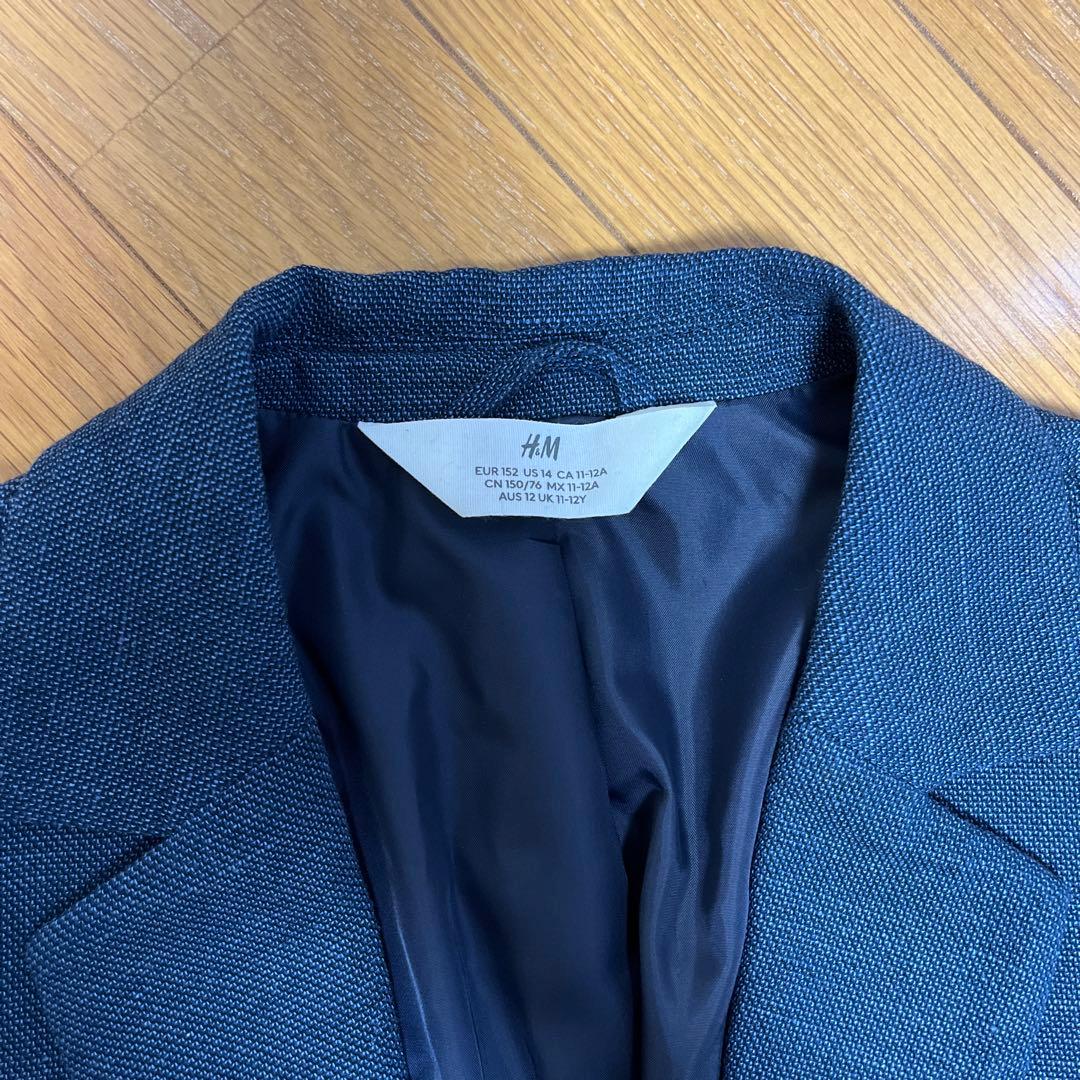 紳士服　H &M ネイビースーツ　150 3点セット