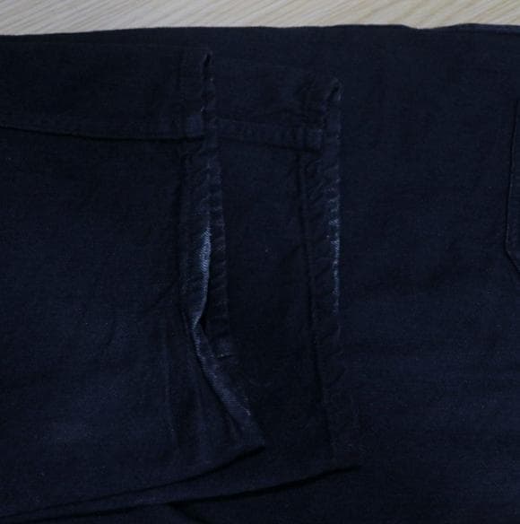 COMOLI ベルテッド パンツ ブラック サイズ4 XL 相当 ｜ コモリ