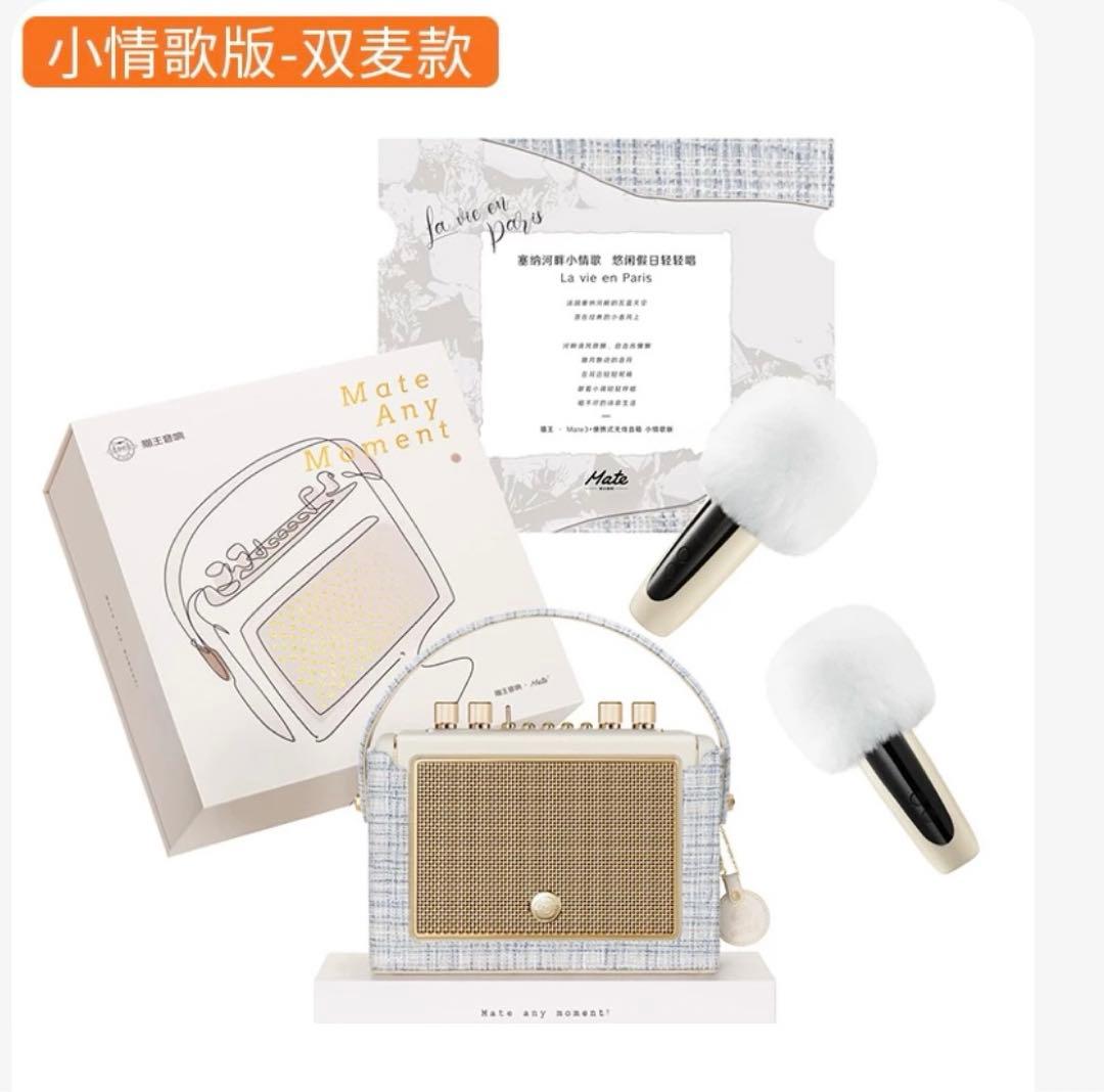 muzen 多機能スピーカー bluetooth マイク2本付き