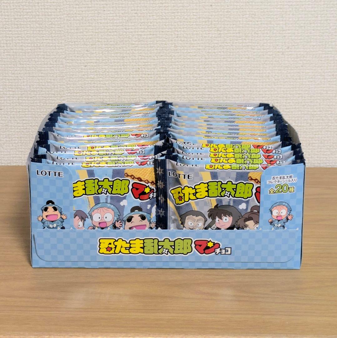 忍たま乱太郎マンチョコ 1箱30個入り ボックス 忍たま