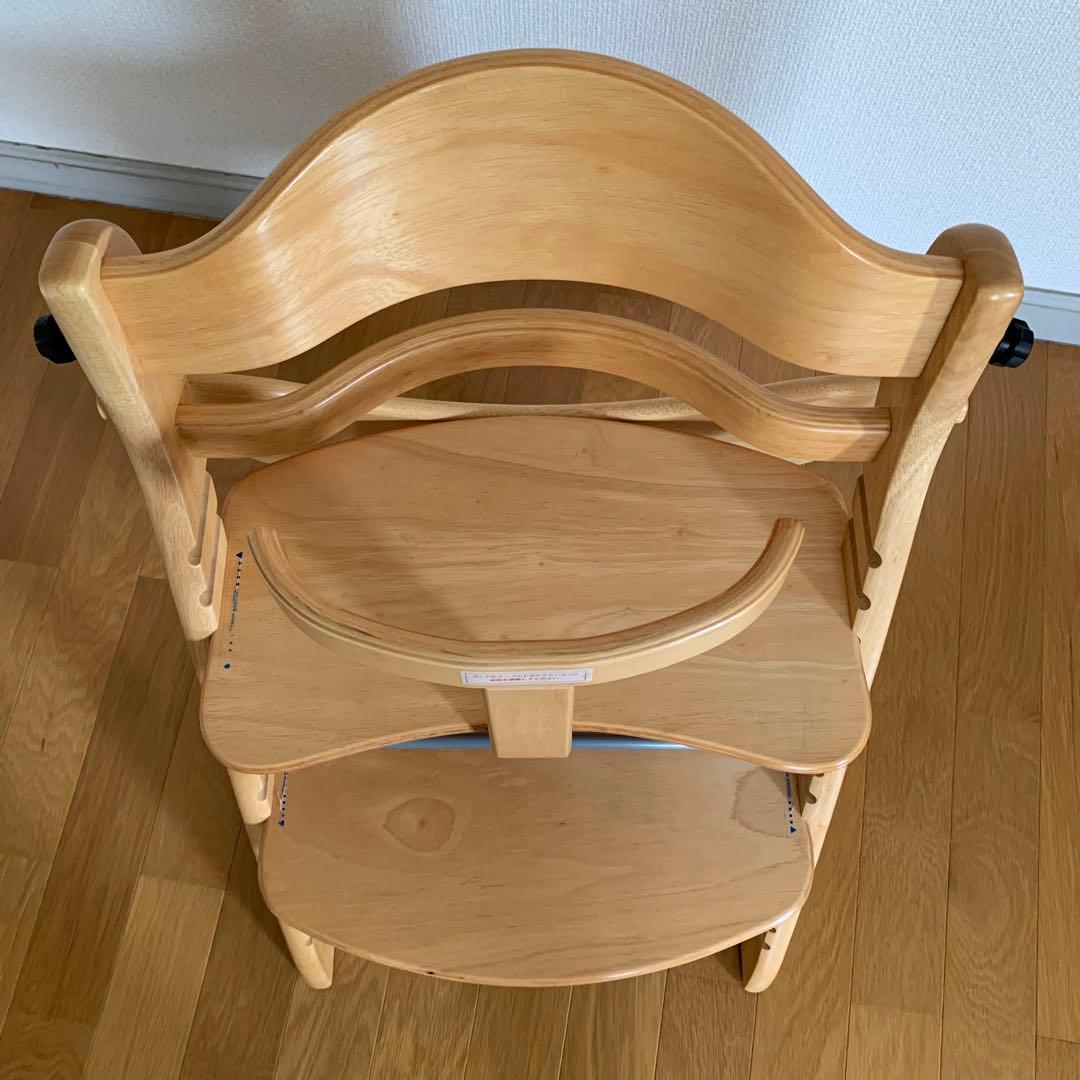 大和屋 すくすくチェアイーエヌテーブル&ガード付 ベビーチェア 送料込み