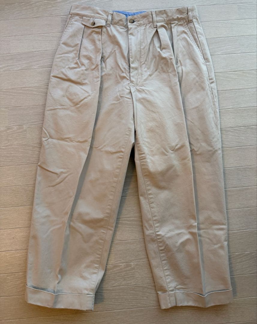 BEAMS PLUS / 2プリーツ チノ トラウザーズ