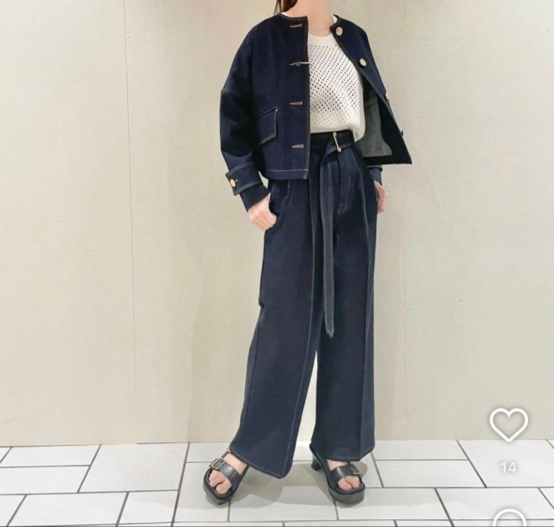 【すぐ発送】　美品　マッキントッシュ　デニムジャケット　カジュアルもキレイめも◎