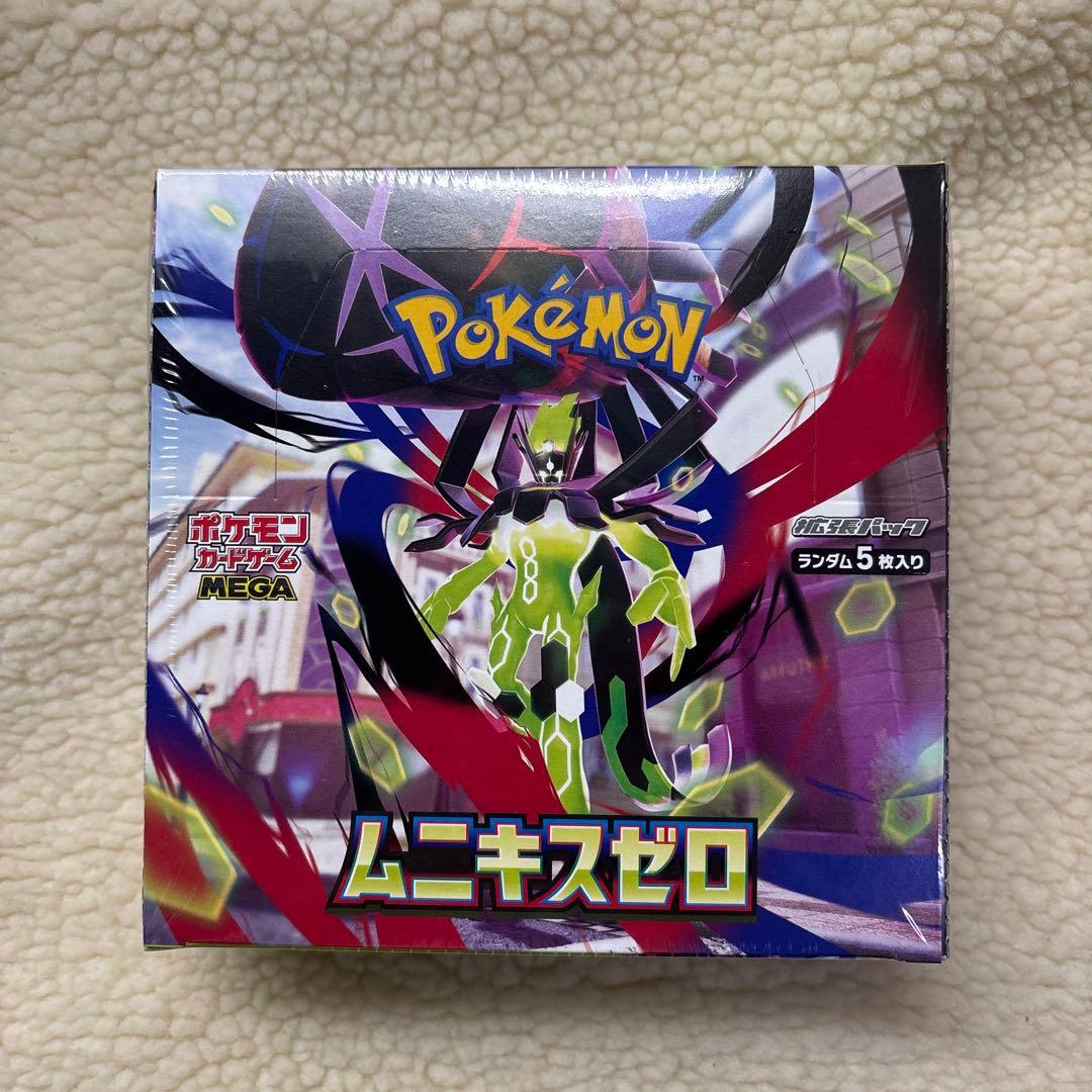 シュリンク付 ポケモンカードゲーム MEGA 拡張パック ムニキスゼロ 1BOX