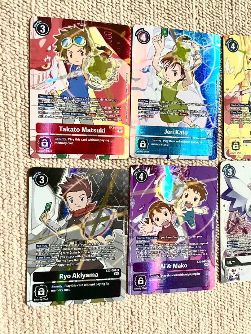 デジモンカードゲーム　7枚　英語版