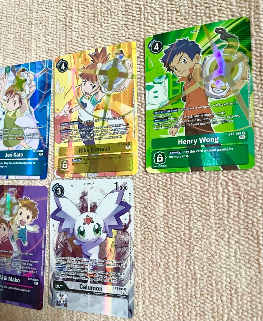 デジモンカードゲーム　7枚　英語版