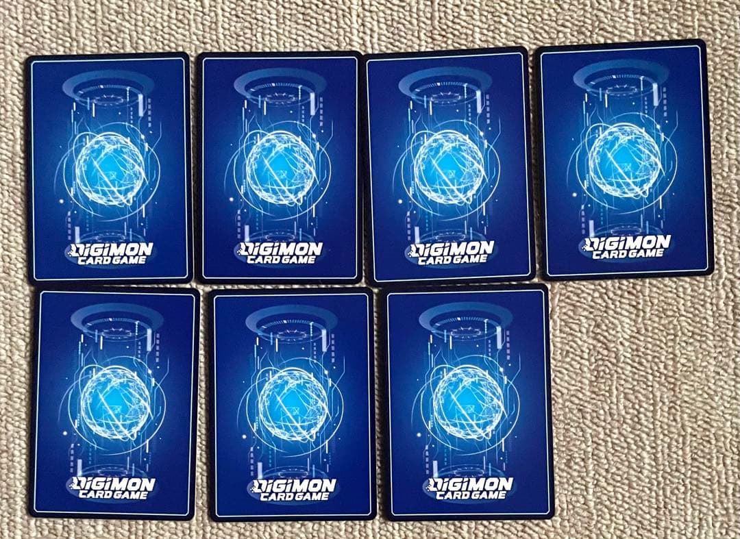 デジモンカードゲーム　7枚　英語版