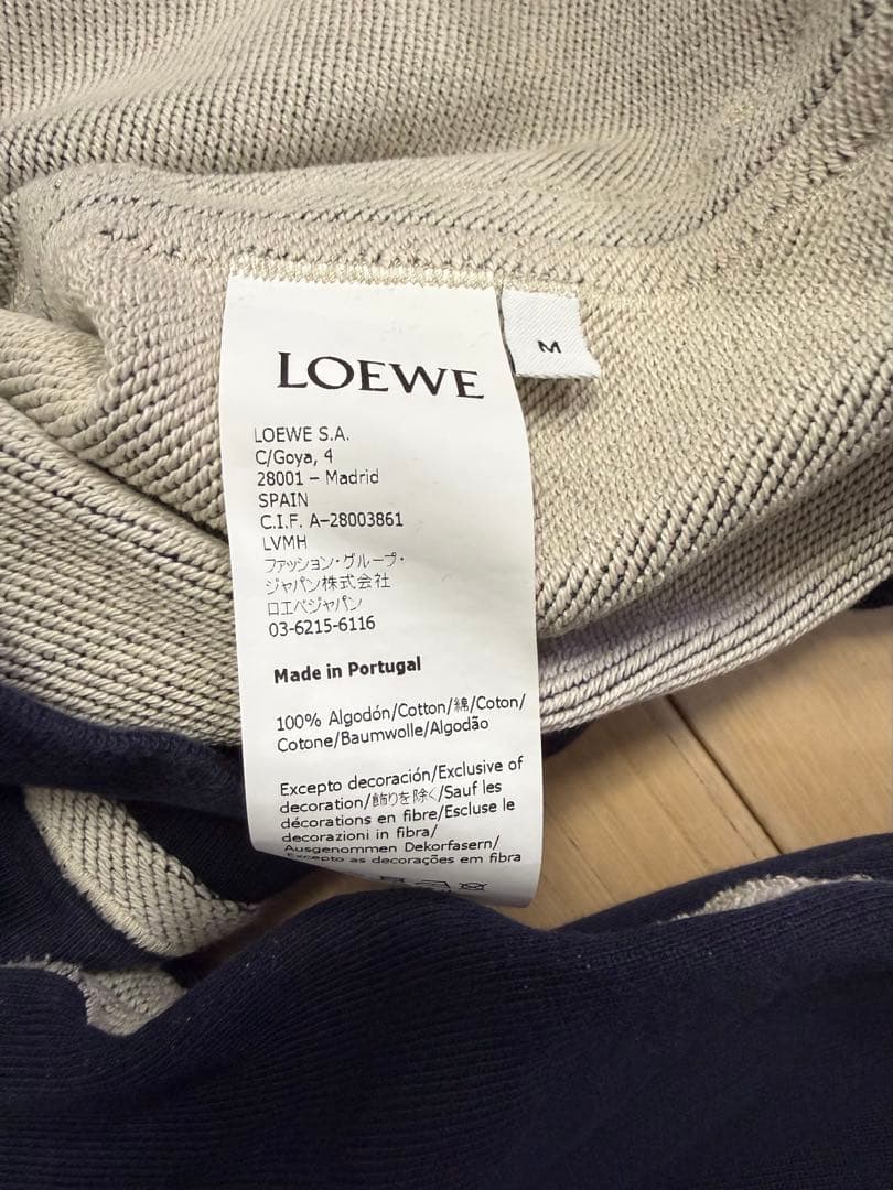 超美品 ロエベ LOEWE 長袖スウェット トレーナー 正規品