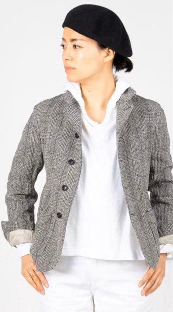 【割】45R 杢杢ツイードのジャケット サイズ2