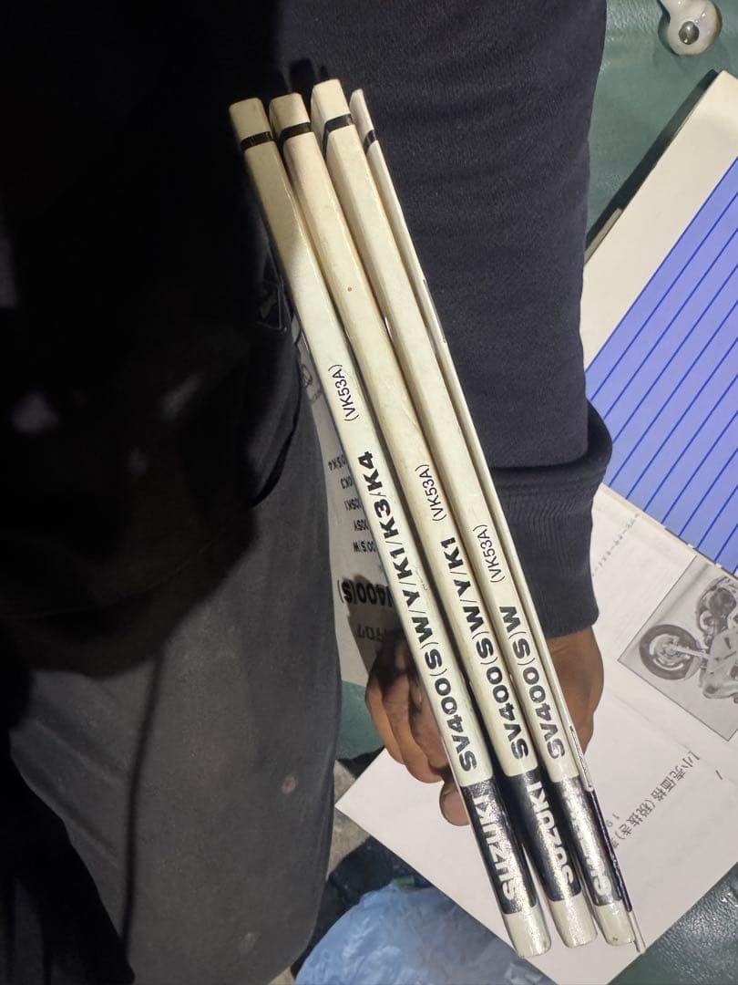 「美品]sv400 サービスマニュアル +パーツカタログ