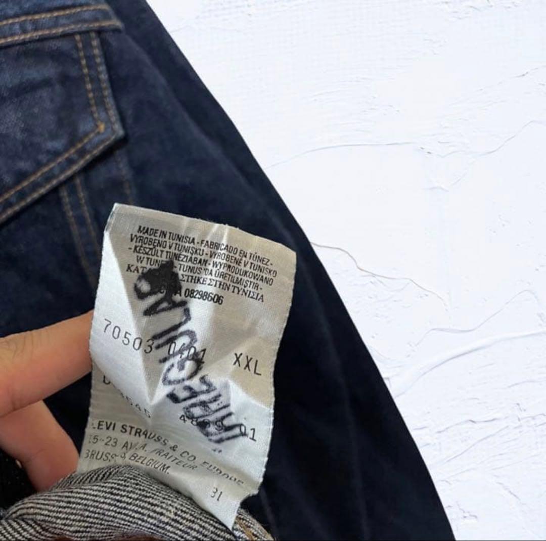 Levis 70506 70507 ユーロ levis XXL 濃紺