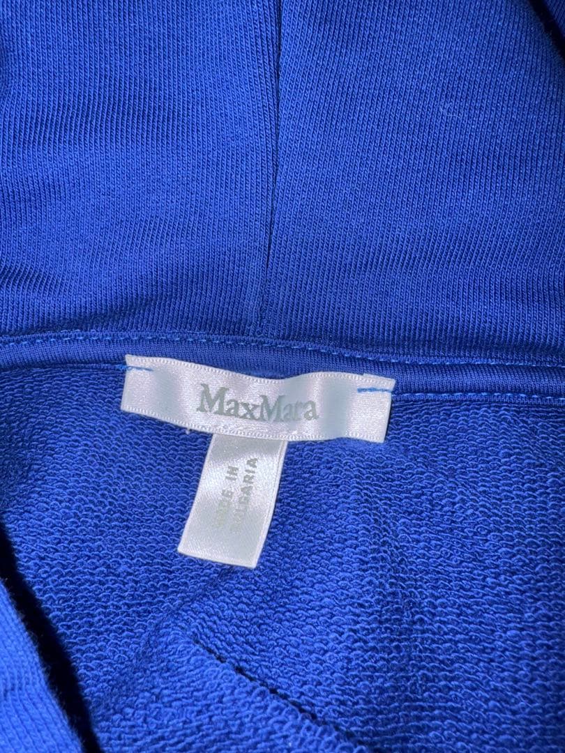 ME☆...BA様の予約MAX MARA フード付きパーカー 青