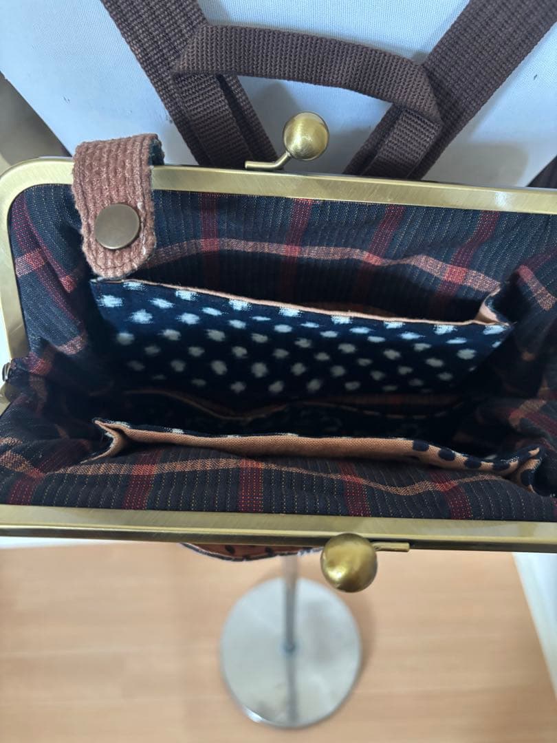 胴着柿渋染めリュック