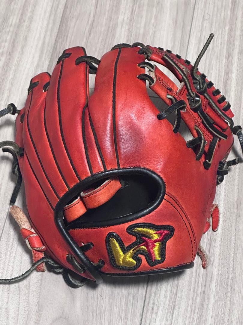 ワールドペガサス 硬式軟式兼用トレーニンググローブ オレンジ トクサンTVコラボ