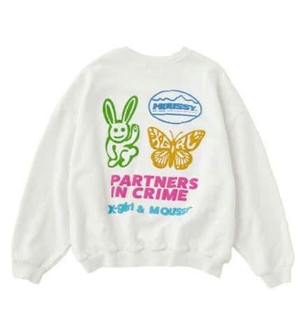 X-girl × MOUSSY SWEAT TOP