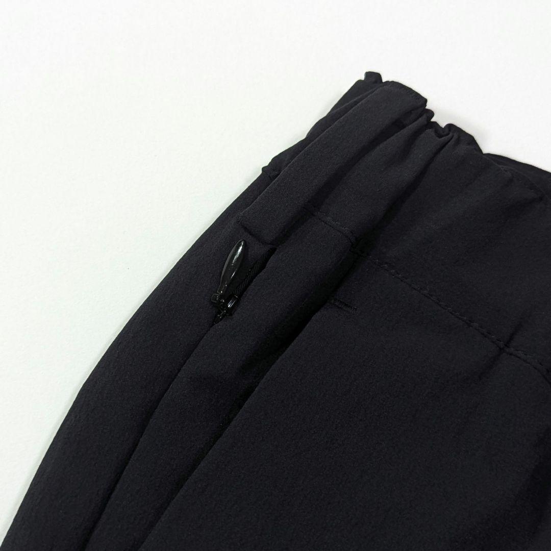 未使用級★BY 360 MASTER　1プリーツ　テーパードイージーパンツ　黒