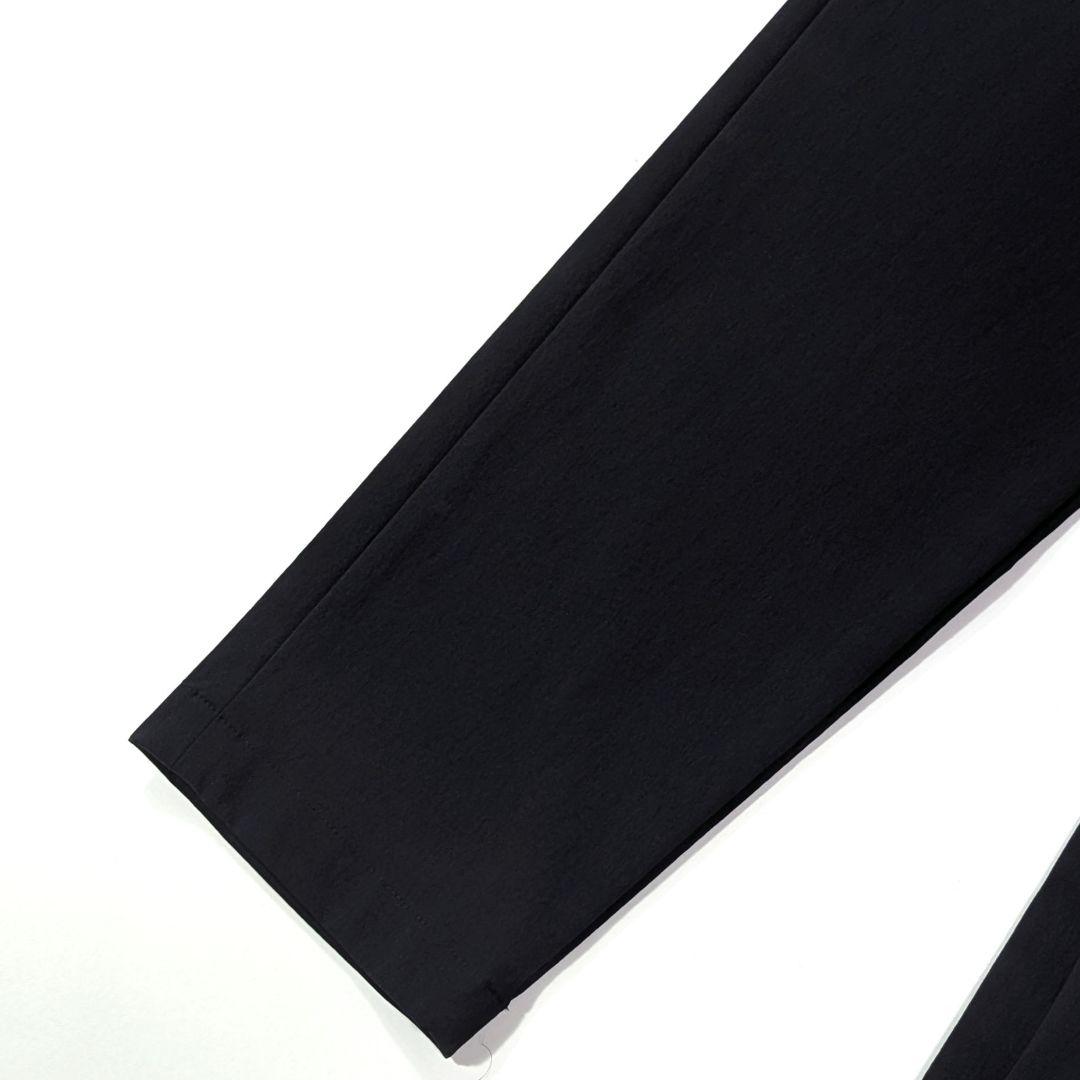 未使用級★BY 360 MASTER　1プリーツ　テーパードイージーパンツ　黒