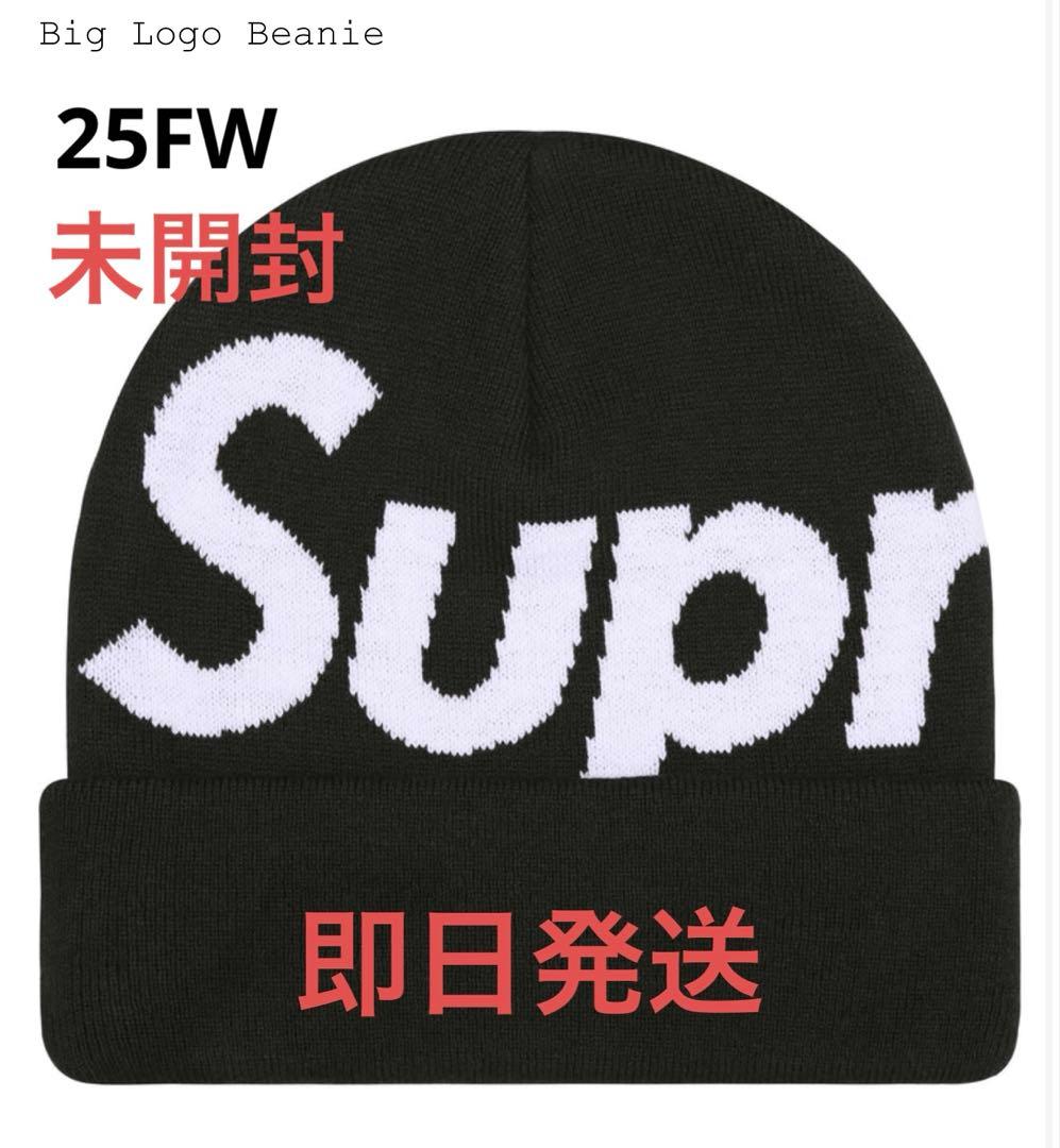 【即日発送】Supreme Big Logo Beanie Black